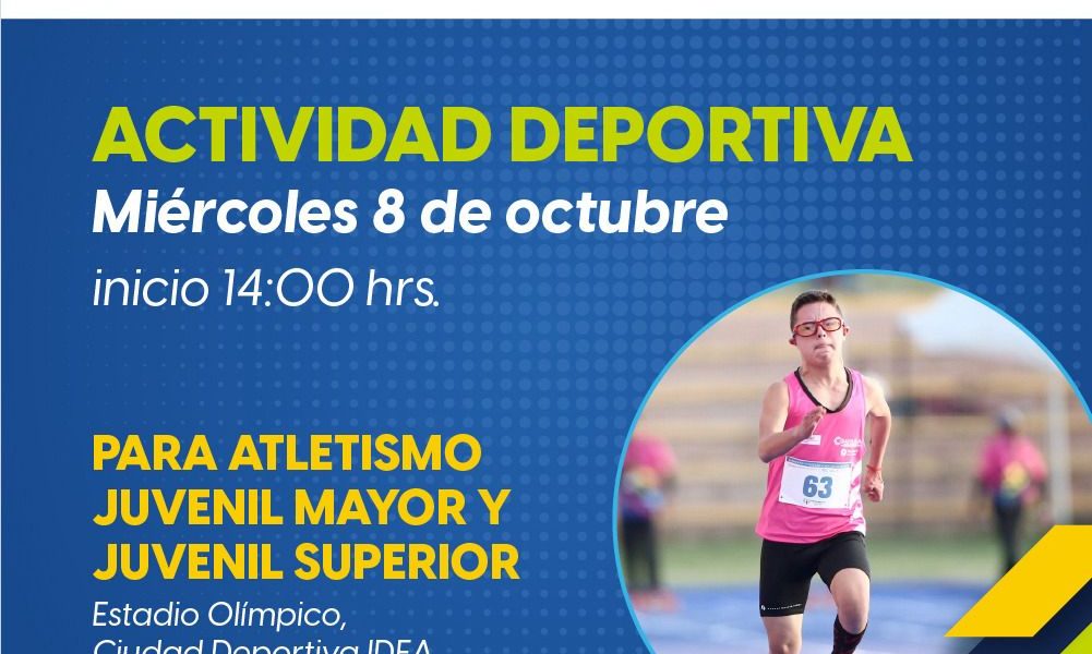 Reinicia la actividad de la Paralimpiada Nacional con las competencias de paratletismo en categorías mayores.