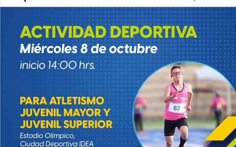 Reinicia la actividad de la Paralimpiada Nacional con las competencias de paratletismo en categorías mayores.