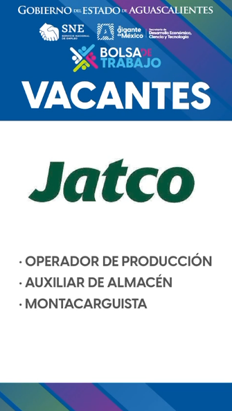 TE COMPARTO LAS VACANTES QUE TENEMOS EL DÍA DE MAÑANA EN EL JUEVES DE BOLSA DE TRABAJO