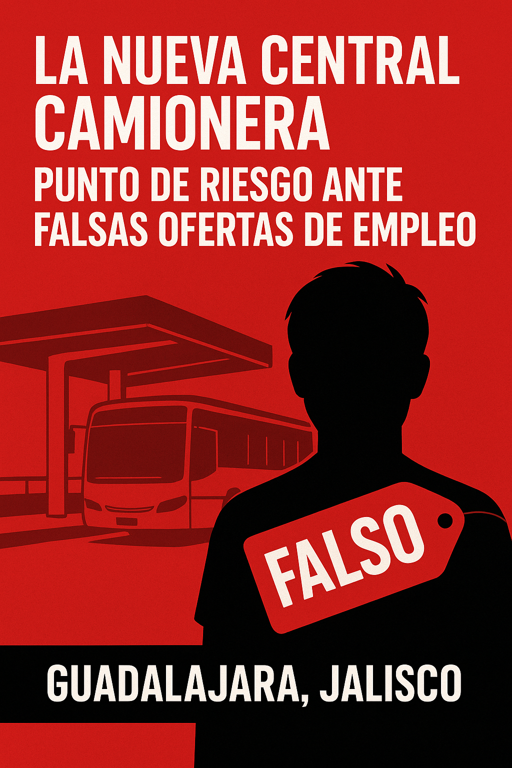 “La Nueva Central Camionera Guadalajara: punto de riesgo ante falsas ofertas de empleo”