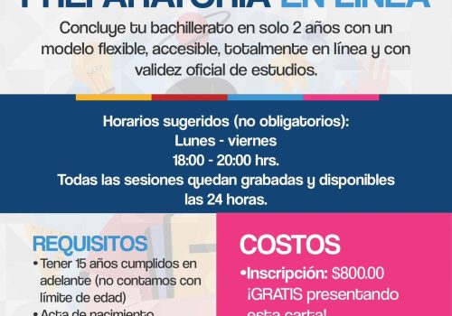 📚✨ ¡Inicia o concluye tu preparatoria en línea!