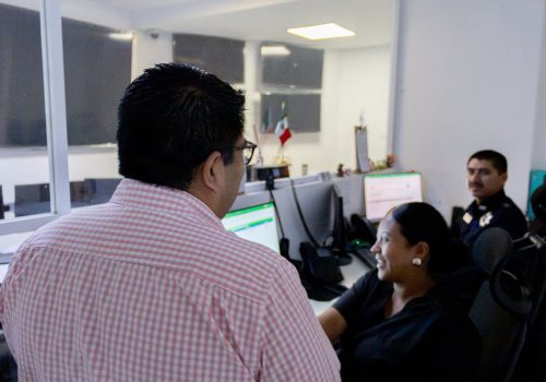 ALCALDE DE JESÚS MARÍA SUPERVISA FUNCIONAMIENTO DEL C2