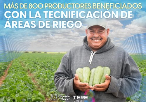 Cada productor, cada familia que trabaja la tierra, cuenta con el respaldo de este gobierno.