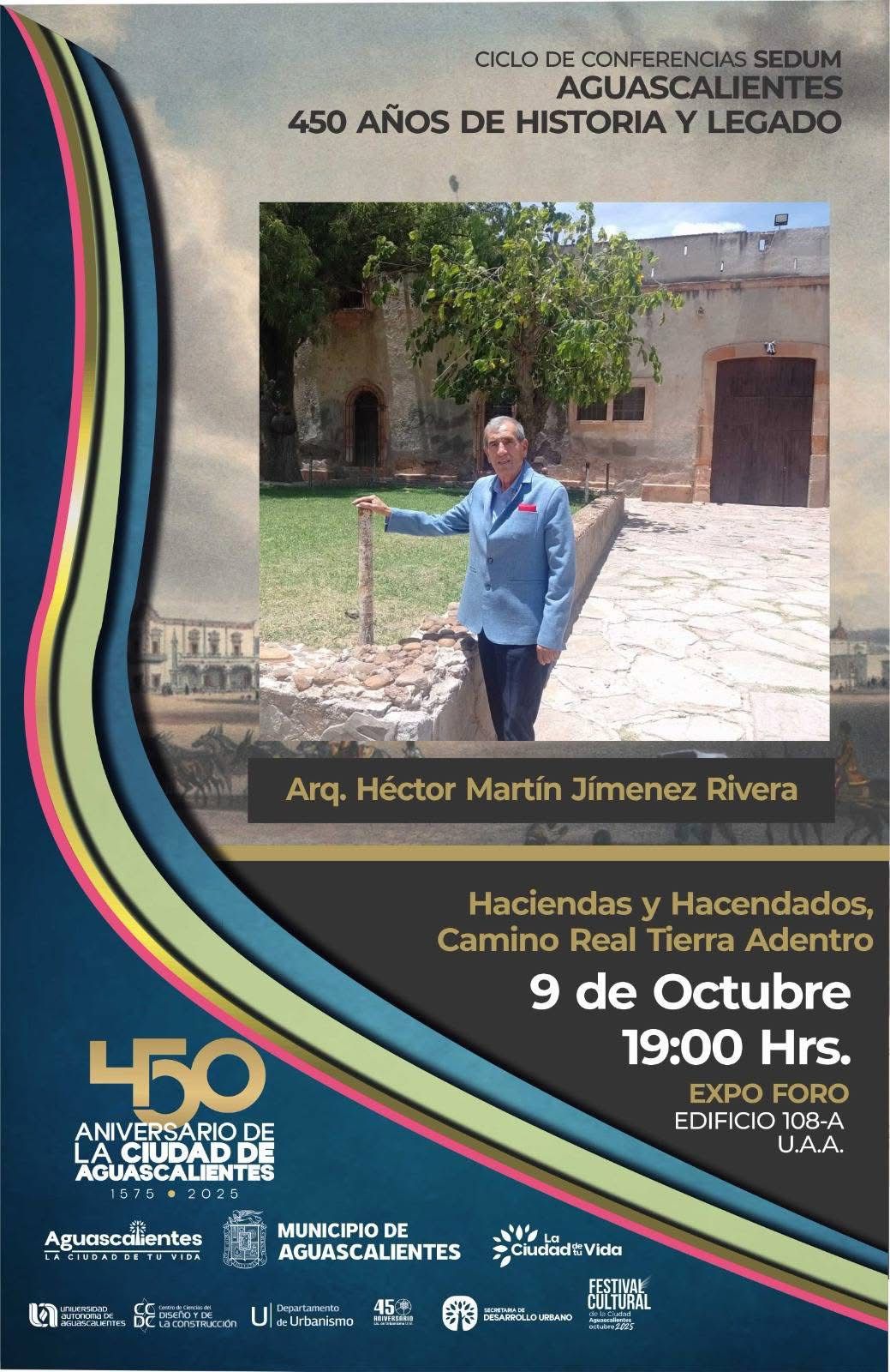 Seguimos celebrando los 450 años de Aguascalientes con arte, historia y teatro 🎭✨