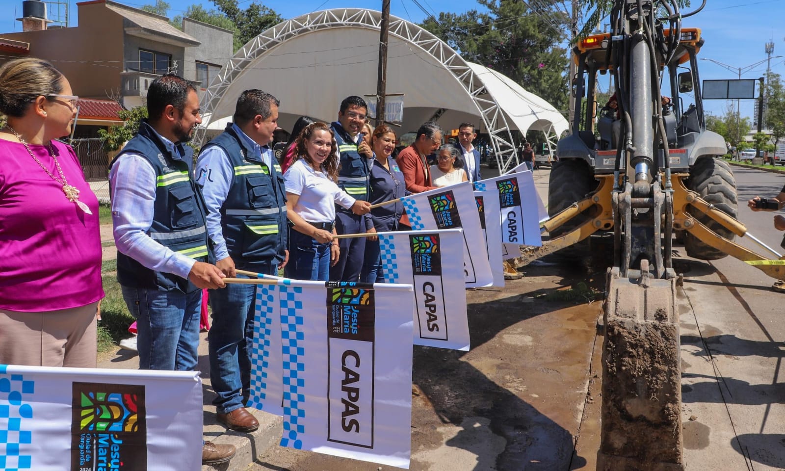 ARRANCA CAPAS DOS IMPORTANTES OBRAS HIDROSANITARIAS EN LA DELEGACIÓN MARAVILLAS, JESÚS MARÍA