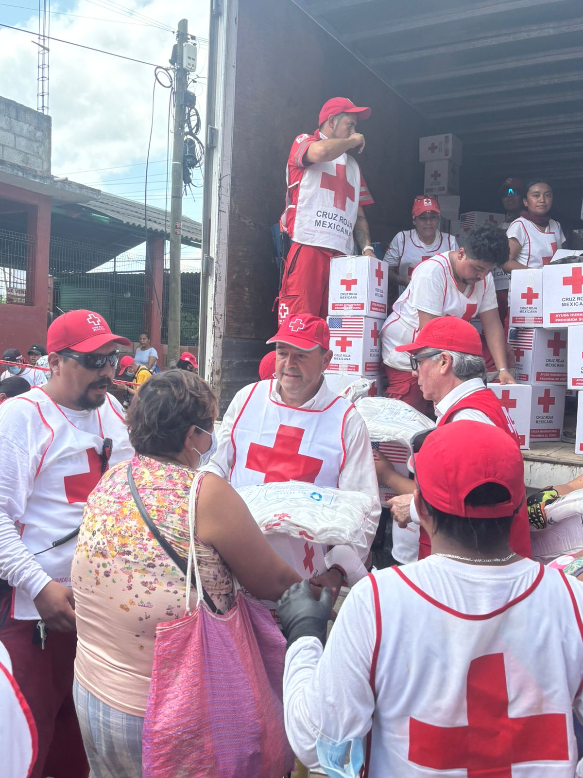 Con corazón y acción: Cruz Roja Aguascalientes se moviliza a Poza Rica