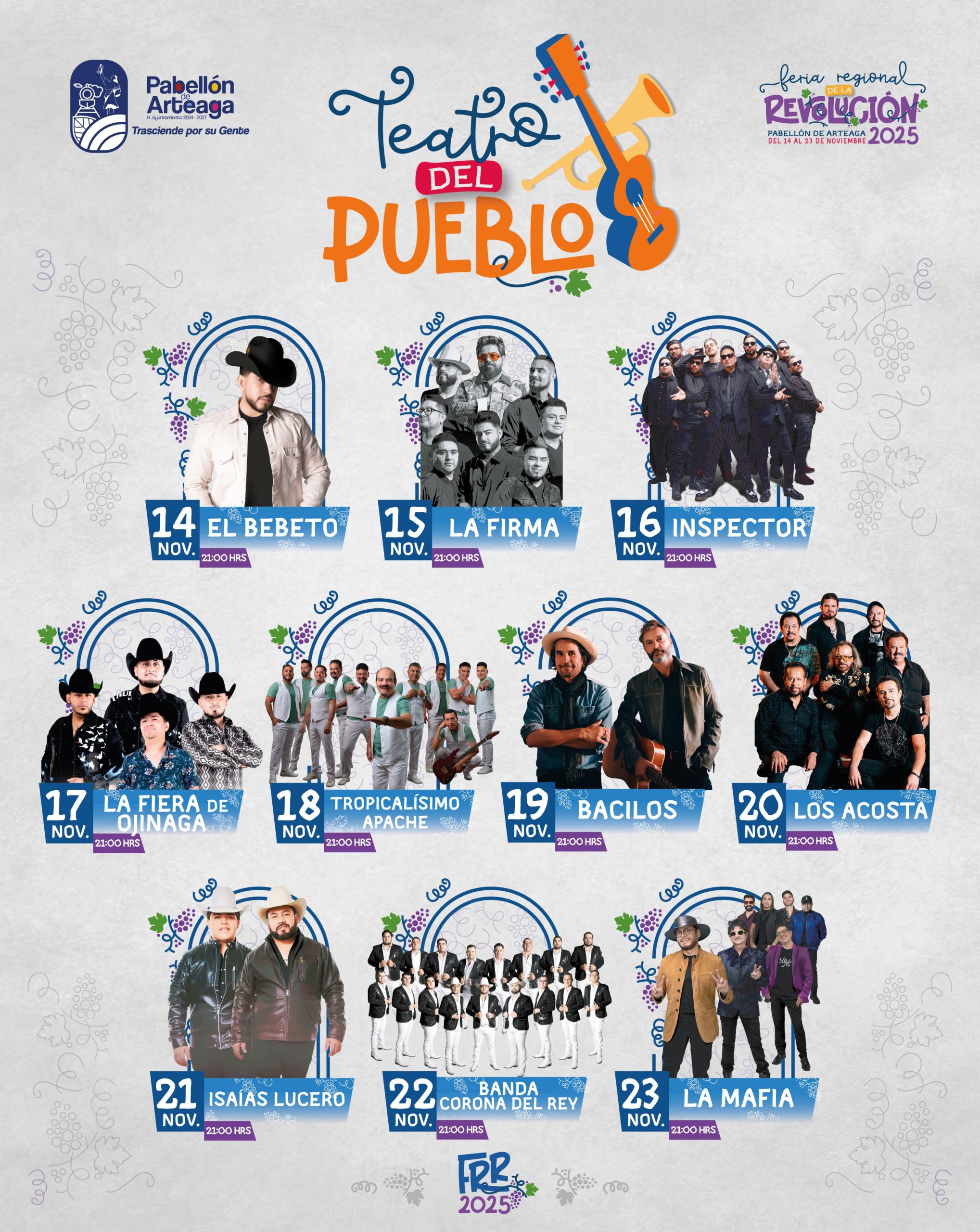 Pabellón presenta el cartel oficial de su Feria Regional “Revolución 2025”