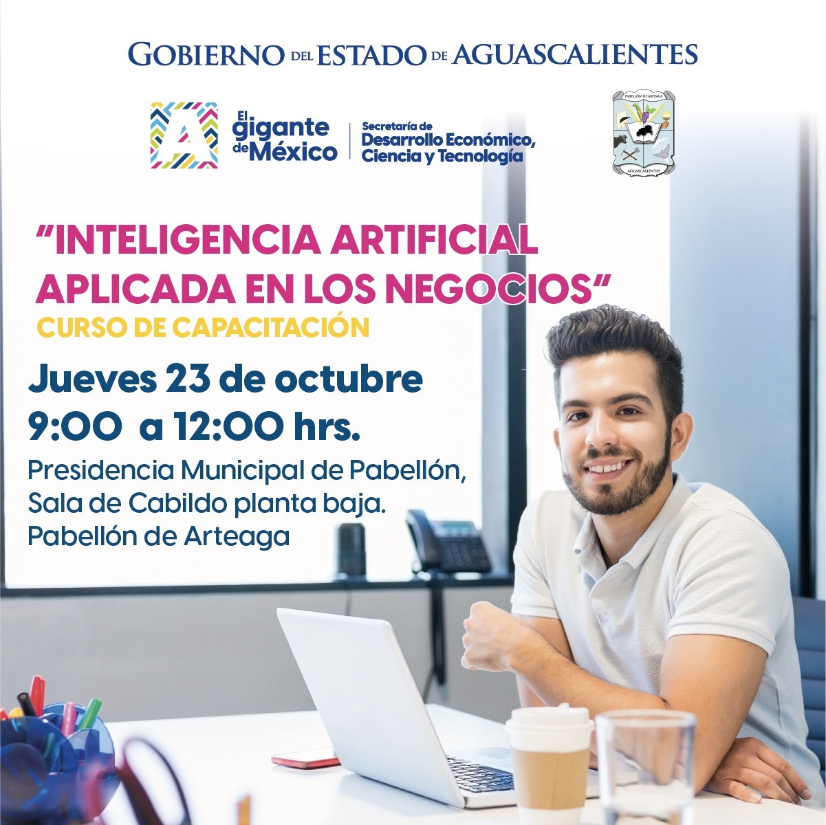 GOBIERNO DEL ESTADO ABRE CURSOS GRATUITOS PARA EMPRENDEDORES Y EMPRESARIOS EN MUNICIPIOS