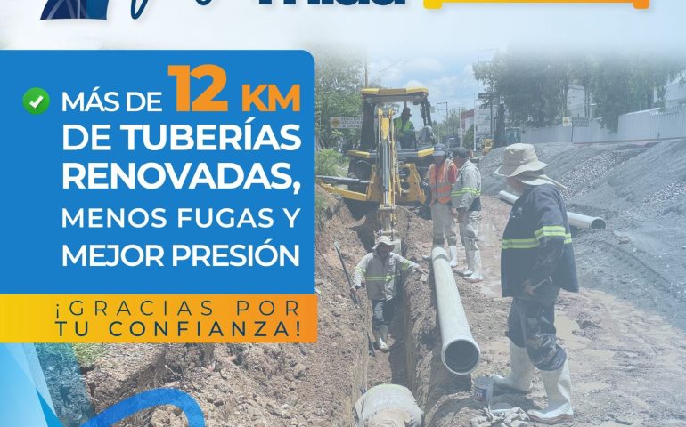 🙌🏻✅ En MIAA seguimos transformando la infraestructura hidráulica de Aguascalientes