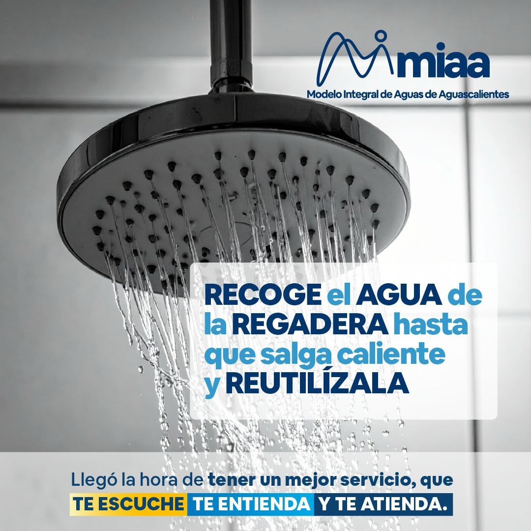 🚿💧 Mientras esperas a que el agua de la regadera se caliente, recógela en una cubeta y reutilízala para limpiar, regar las plantas o trapear 🌿♻️