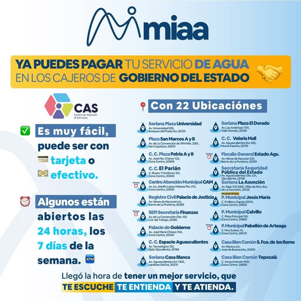 🫶🏻 Cada vez es más sencillo realizar tu pago del servicio de agua