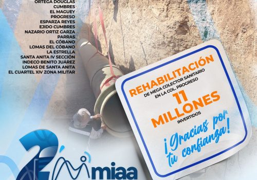 🛠️💪🏻 Con la rehabilitación del mega colector sanitario en la colonia Progreso, fortalecemos nuestra infraestructura para ofrecerte un servicio más eficiente