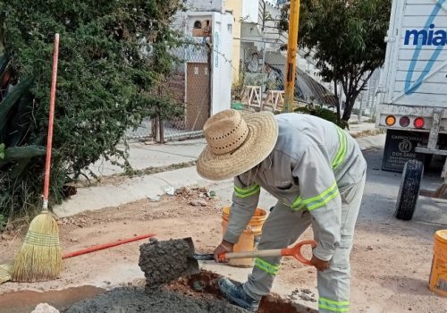 AVANZAMOS EN MANIOBRAS DE REPARACIÓN GRACIAS AL TRABAJO INTENSIVO DE BACHEO