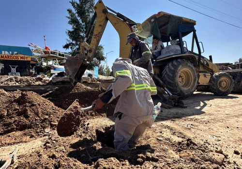 ✅👷🏼‍♂️ Realizamos un interconexión en la línea central de agua potable, con la cual brindaremos un mejor abasto a los usuarios. 👍🏻🔧💧
