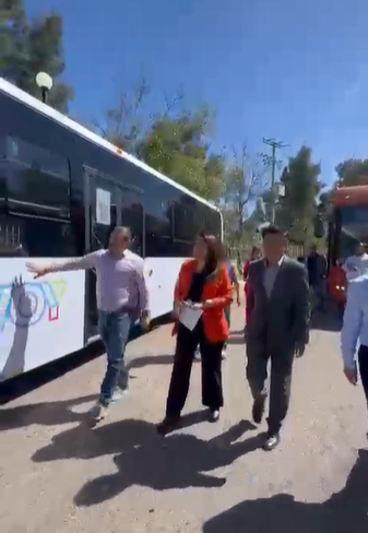 CONOCIMOS DIFERENTES MODELOS DE AUTOBUSES ARTICULADOS PARA EL TERCER ANILLO