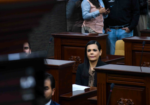 TITULARES DE SEGURIDAD PÚBLICA Y SALUD COMPARECEN ANTE EL CONGRESO DE AGUASCALIENTES POR LA GLOSA DEL TERCER INFORME DE GOBIERNO DE TERE JIMÉNEZ