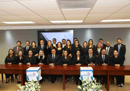 RECEPCIÓN DEL PAQUETE ECONÓMICO 2026 DE LA GOBERNADORA TERE JIMÉNEZ EN EL CONGRESO DE AGUASCALIENTES