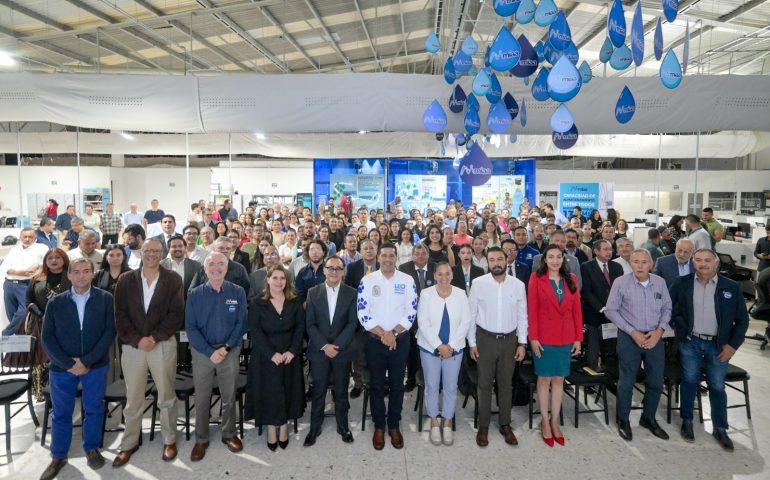 REITERA LEO MONTAÑEZ SU COMPROMISO POR ELEVAR LA EFICIENCIA CONTINUA DE MIAA