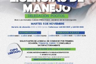 JORNADA DE RENOVACIÓN DE LICENCIAS DE MANEJO LLEGARÁ A LA DELEGACIÓN POCITOS