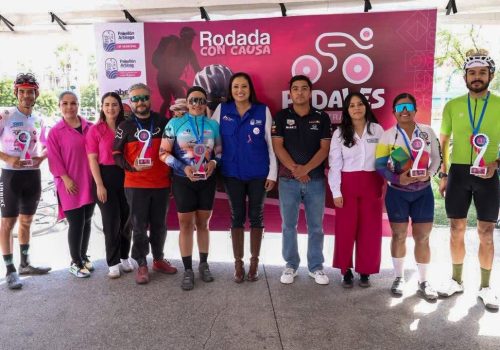 🚴‍♀️💗 Esta mañana Pabellón de Arteaga pedaleó con causa 💗🚴‍♂️