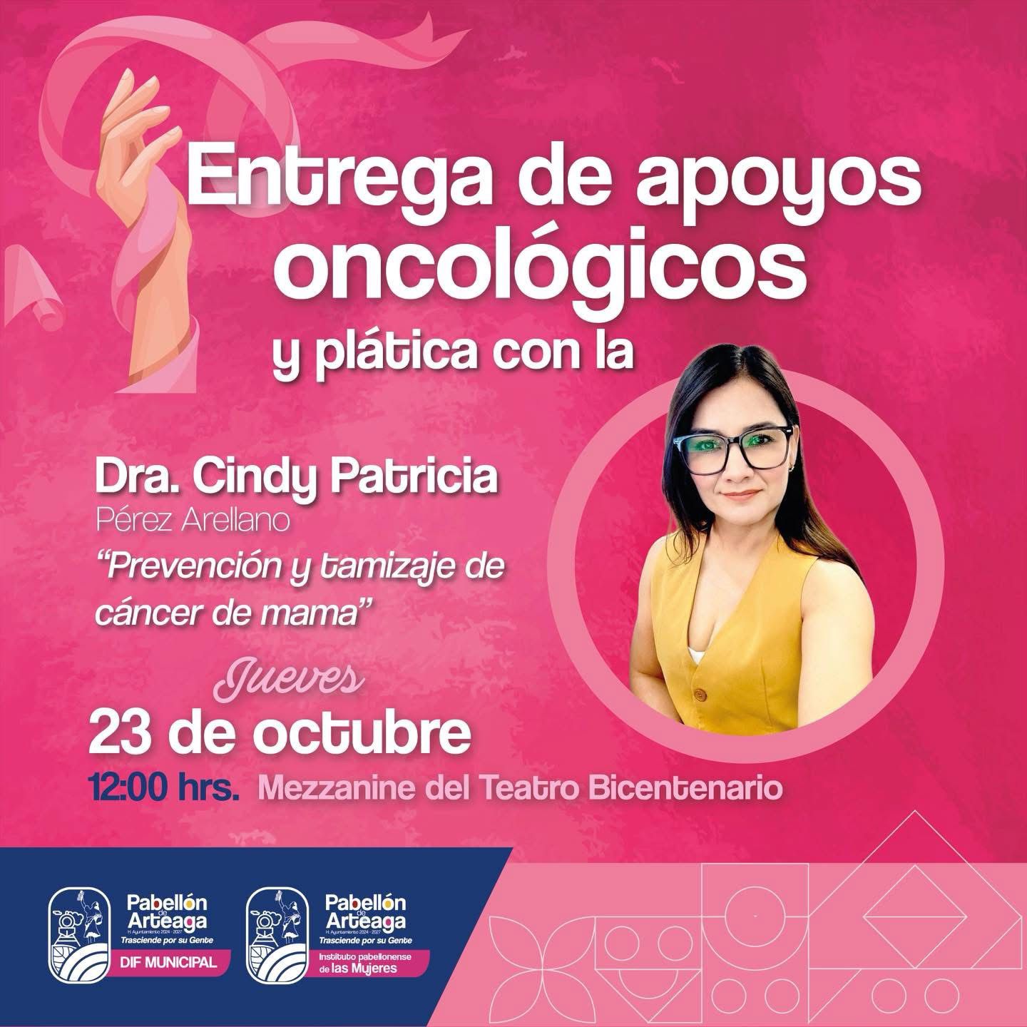 🎀 Juntas y juntos por la prevención del cáncer de mama. 💗