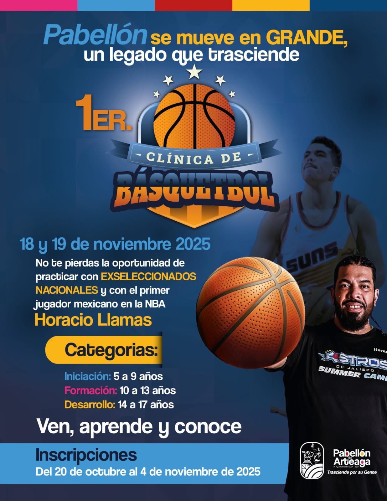 📣 Atención niños y jóvenes de Pabellón y sus comunidades 🏀