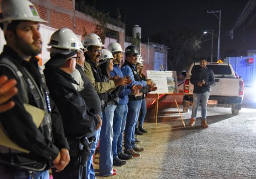 ARRANCA OBRA EN LA CALLE ARROYO DE LAS CULEBRAS EN LOS ARROYITOS, JESÚS MARÍA