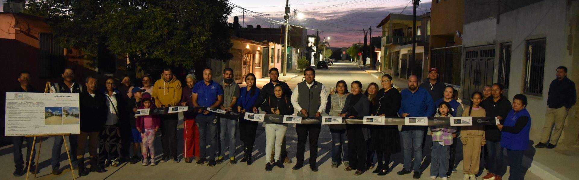 MARGARITAS ESTRENA NUEVA CALLE AMANECER: PAVIMENTO HIDRÁULICO, BANQUETAS, GUARNICIONES Y NUEVOS ÁRBOLES PARA LA COMUNIDAD