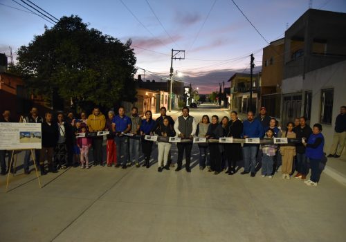 MARGARITAS ESTRENA NUEVA CALLE AMANECER: PAVIMENTO HIDRÁULICO, BANQUETAS, GUARNICIONES Y NUEVOS ÁRBOLES PARA LA COMUNIDAD