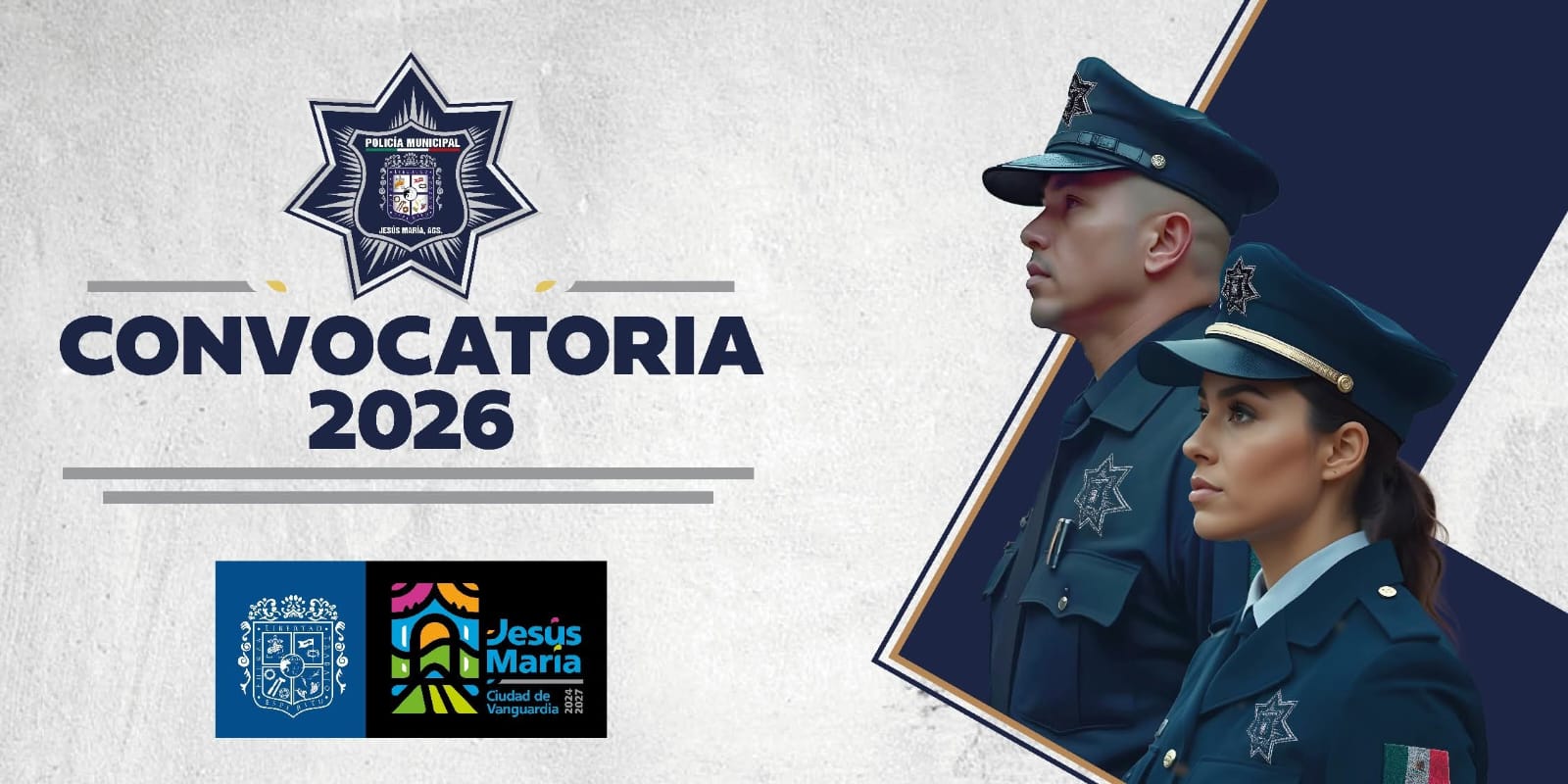 👮‍♂️ ¡Forma parte de la Policía Municipal de Jesús María! 👮‍♀️