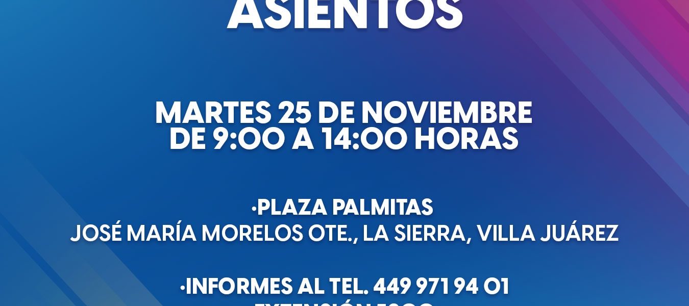 💼👨🏻‍💼Brigada de Empleo este martes en Villa Juárez, Asientos