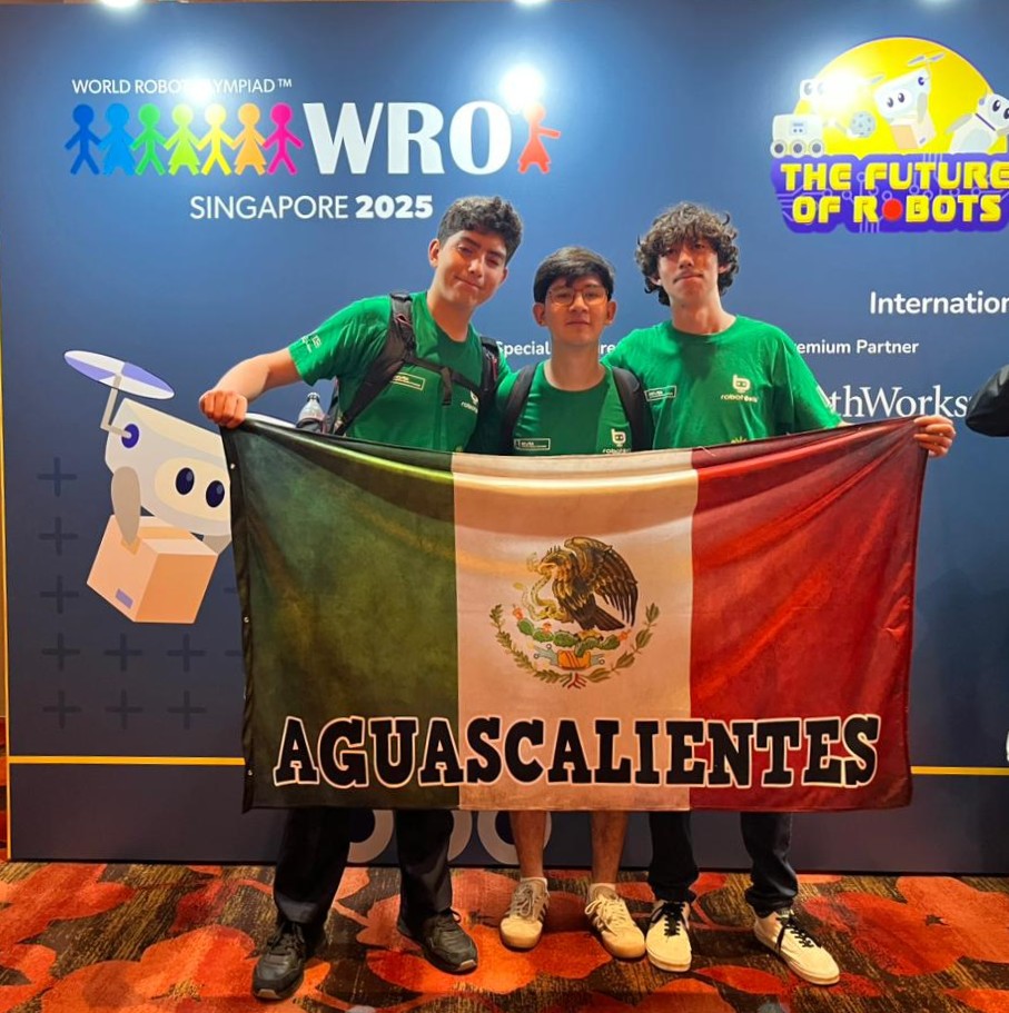ESTUDIANTES DE AGUASCALIENTES, FINALISTAS EN MUNDIAL DE ROBÓTICA EN SINGAPUR