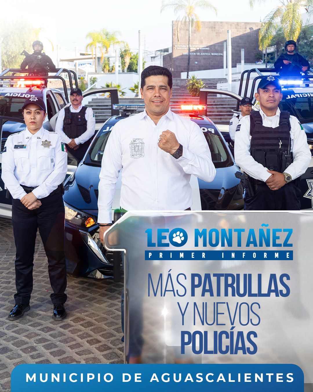 En Aguascalientes, la seguridad se fortalece todos los días. 🚓
