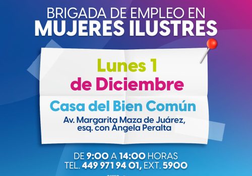 🧳👨🏻‍💼Brigada de Empleo este lunes en la colonia Mujeres Ilustres