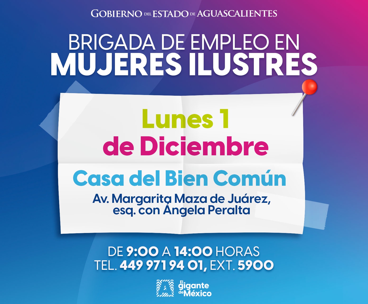 🧳👨🏻‍💼Brigada de Empleo este lunes en la colonia Mujeres Ilustres