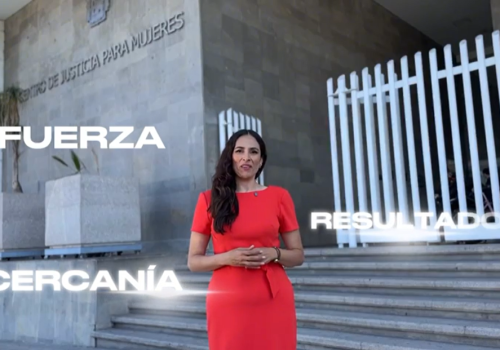 Rinde Mabel Haro a la ciudadanía su Informe de trabajo correspondiente al 3er año de labores al frente del Centro de Justicia para Mujeres del Estado de Aguascalientes.