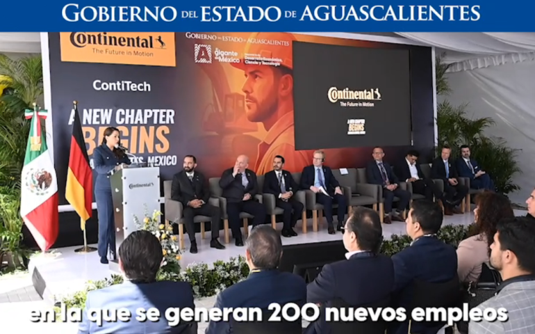 La inversión de 90 millones de dólares en la segunda planta de Continental impulsa el desarrollo industrial y el empleo en Aguascalientes.