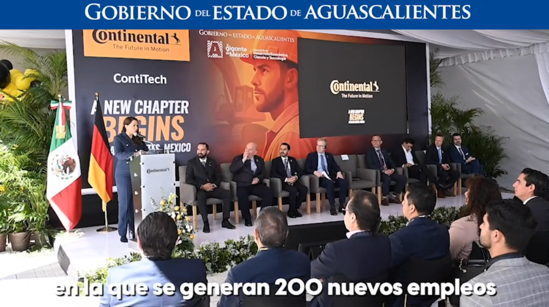 La inversión de 90 millones de dólares en la segunda planta de Continental impulsa el desarrollo industrial y el empleo en Aguascalientes.