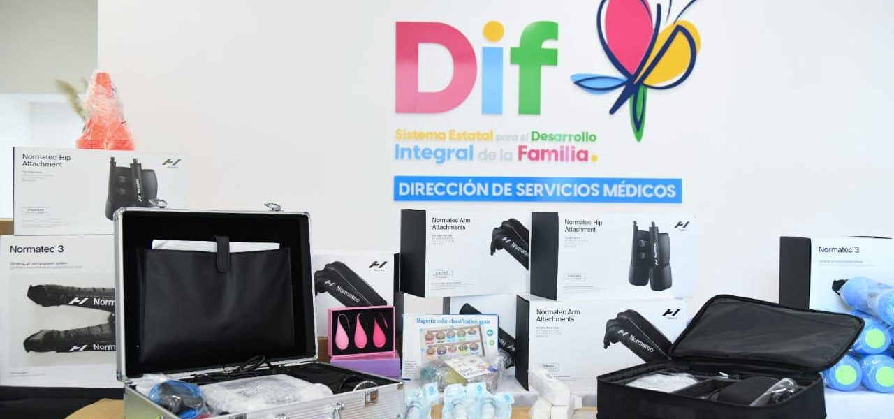 AURORA JIMÉNEZ IMPULSA LA REHABILITACIÓN EN EL DIF ESTATAL CON NUEVO EQUIPO DE VANGUARDIA