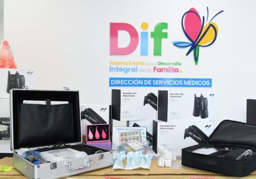 AURORA JIMÉNEZ IMPULSA LA REHABILITACIÓN EN EL DIF ESTATAL CON NUEVO EQUIPO DE VANGUARDIA
