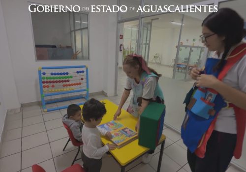 👶💙 En Aguascalientes, contamos con 64 Estancias Infantiles para que niñas y niños reciban atención y cuidados en un entorno seguro mientras sus padres trabajan.