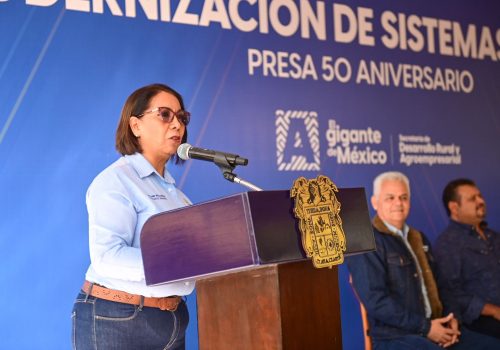 CON NUEVA TECNOLOGÍA AHORRAMOS AGUA EN EL CAMPO DE AGUASCALIENTES: TERE JIMÉNEZ