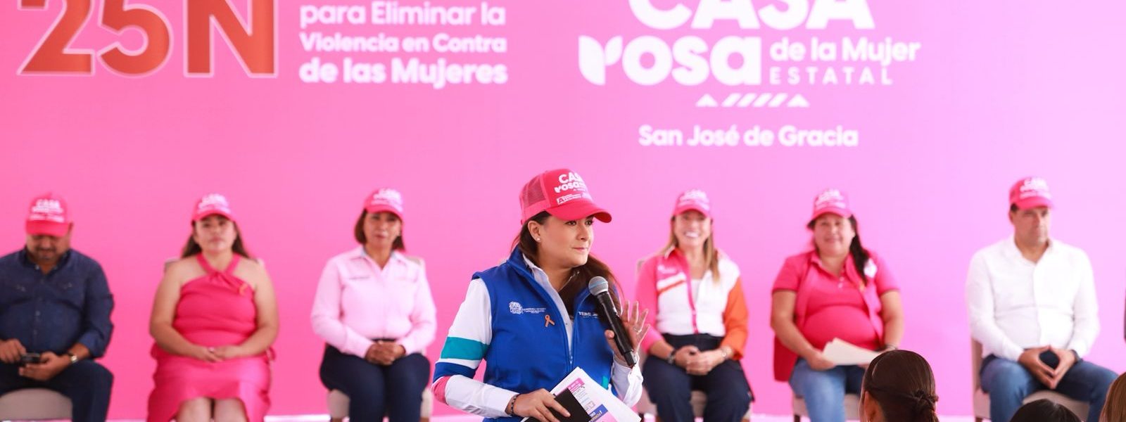 NINGUNA MUJER DEBE SENTIRSE SOLA: TERE JIMÉNEZ INAUGURA NUEVA CASA ROSA EN SAN JOSÉ DE GRACIA