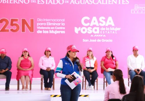 NINGUNA MUJER DEBE SENTIRSE SOLA: TERE JIMÉNEZ INAUGURA NUEVA CASA ROSA EN SAN JOSÉ DE GRACIA