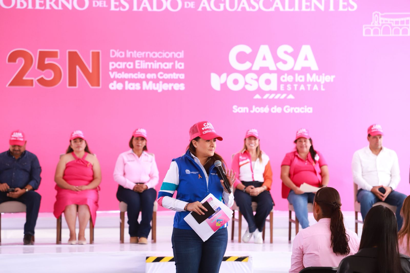 NINGUNA MUJER DEBE SENTIRSE SOLA: TERE JIMÉNEZ INAUGURA NUEVA CASA ROSA EN SAN JOSÉ DE GRACIA