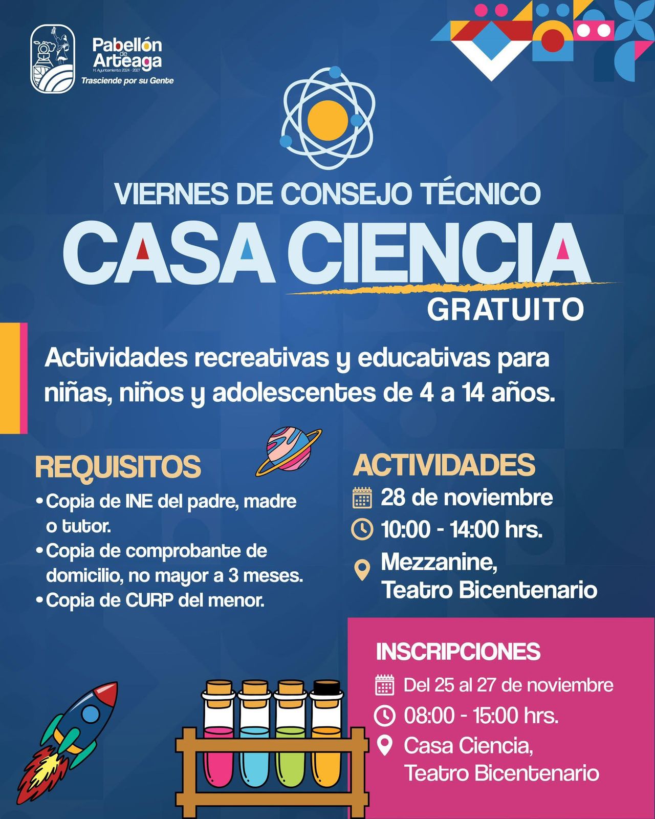 🧪✨ ¡Este viernes de Consejo Técnico, la ciencia se vive en Pabellón!