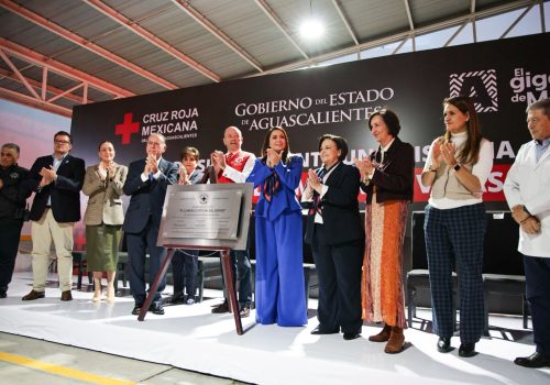 INAUGURA TERE JIMÉNEZ LA CLÍNICA “ALEJANDRO CUMMING SOLIVERAS” DE LA CRUZ ROJA EN AGUASCALIENTES