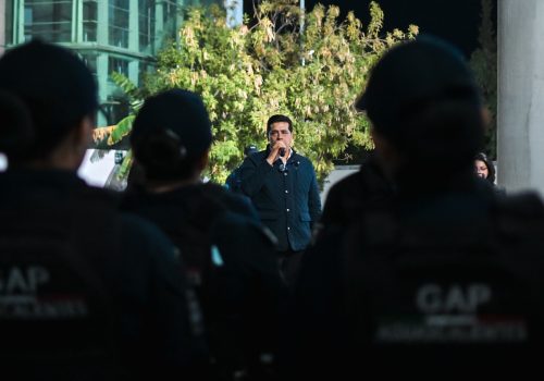 REFORZAMOS SEGURIDAD FINES DE SEMANA CON OPERATIVOS DE GRUPOS ESPECIALES: LEO MONTAÑEZ