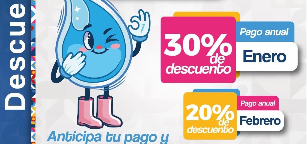 🚰💧 ¡Aprovecha y ahorra en tu servicio de agua 2026! 💧🚰