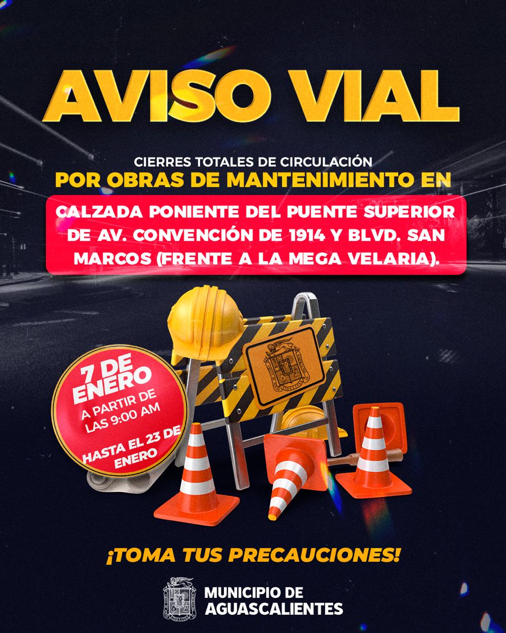 AVISO VIAL 🚧